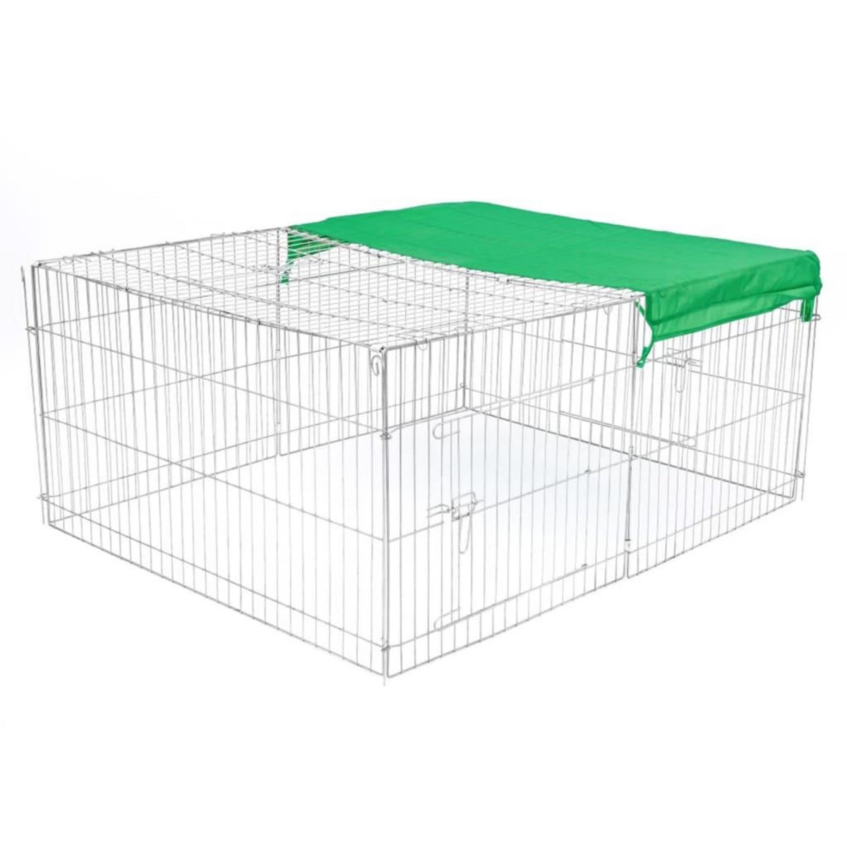 @Pet @Pet Enclos exterieur pour animaux Castle 144x112x60 cm Metal