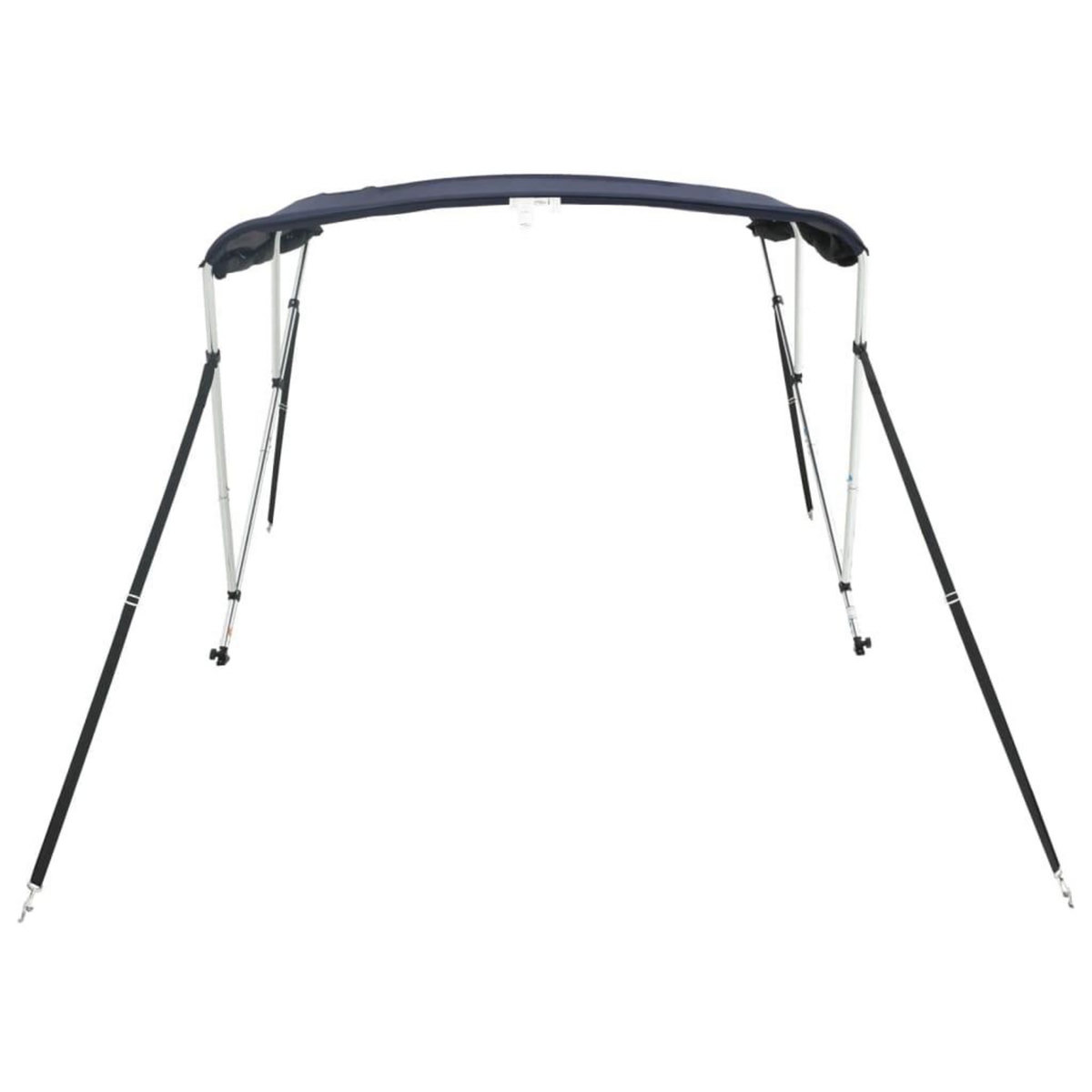 VIDAXL Toit bimini a 3 arceaux parois en maille 183x(185-198)x137 cm