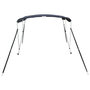 Voir la diapositive 5 : VIDAXL Toit bimini a 3 arceaux parois en maille 183x(185-198)x137 cm