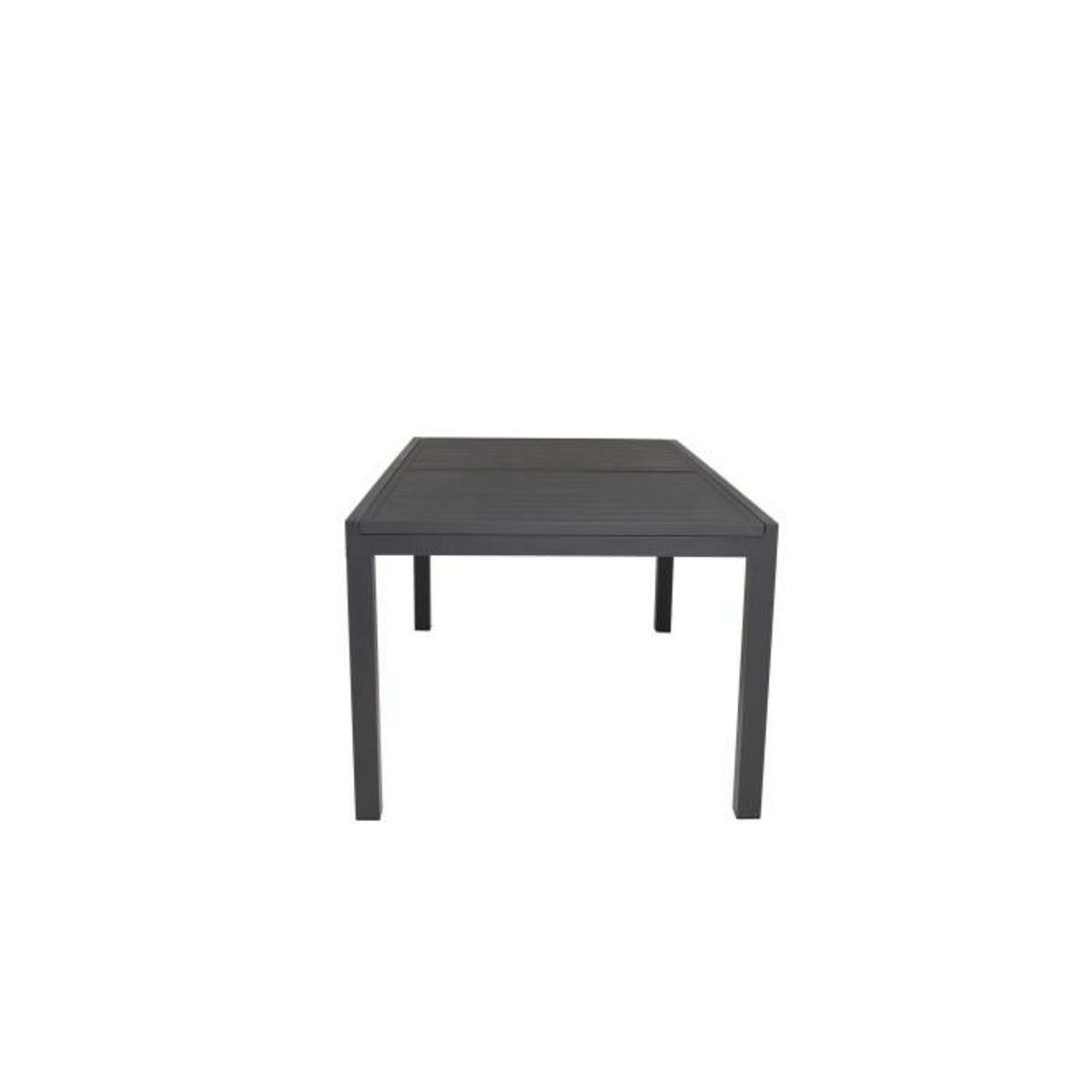 Paris Prix Table de Jardin Extensible  Marbella  160-240cm Noir