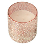 Paris Prix Bougie Parfumée Mosaïque  Cyra  20cm Tender Rose