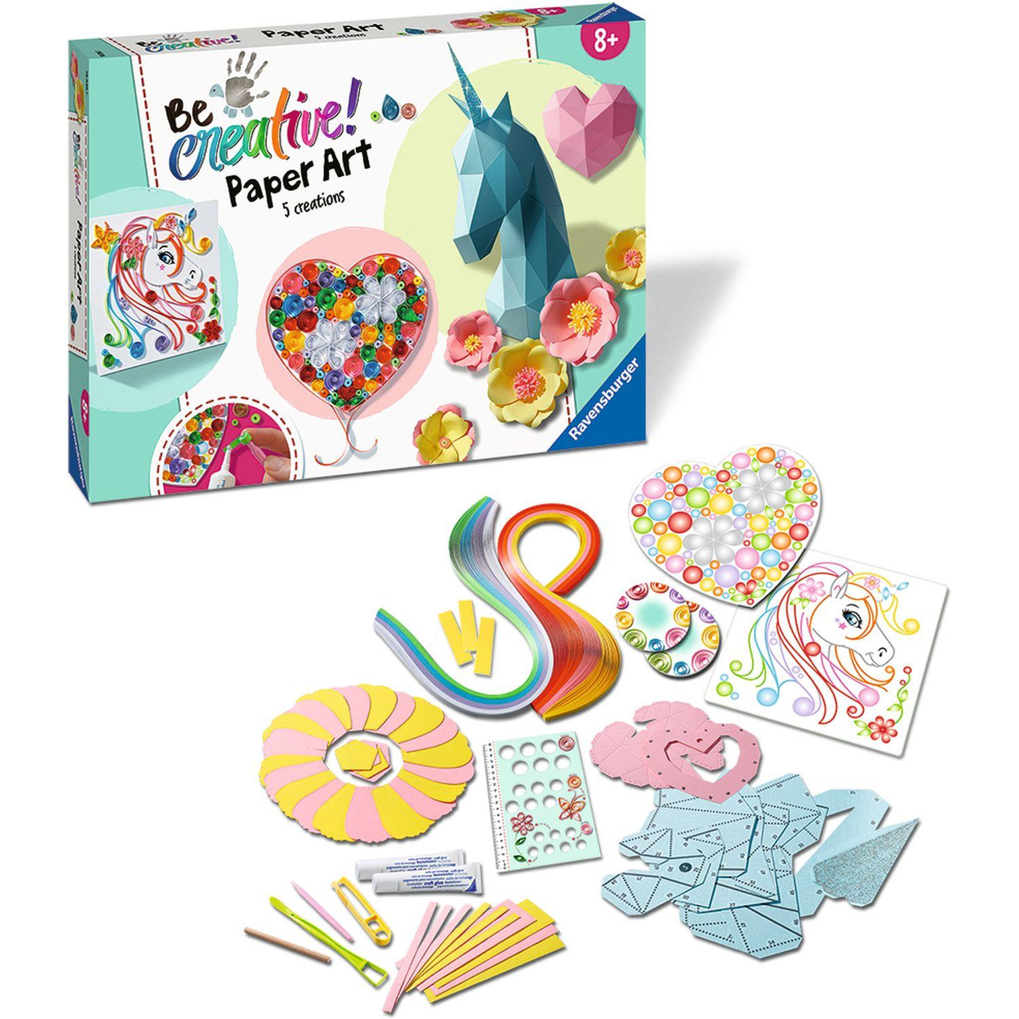 Voir la diapositive 3 : RAVENSBURGER Coffret Paper Art Maxi