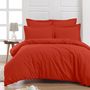 Voir la diapositive 1 : Sensei Maison Housse de couette en percale coton SOFT PERCALE
