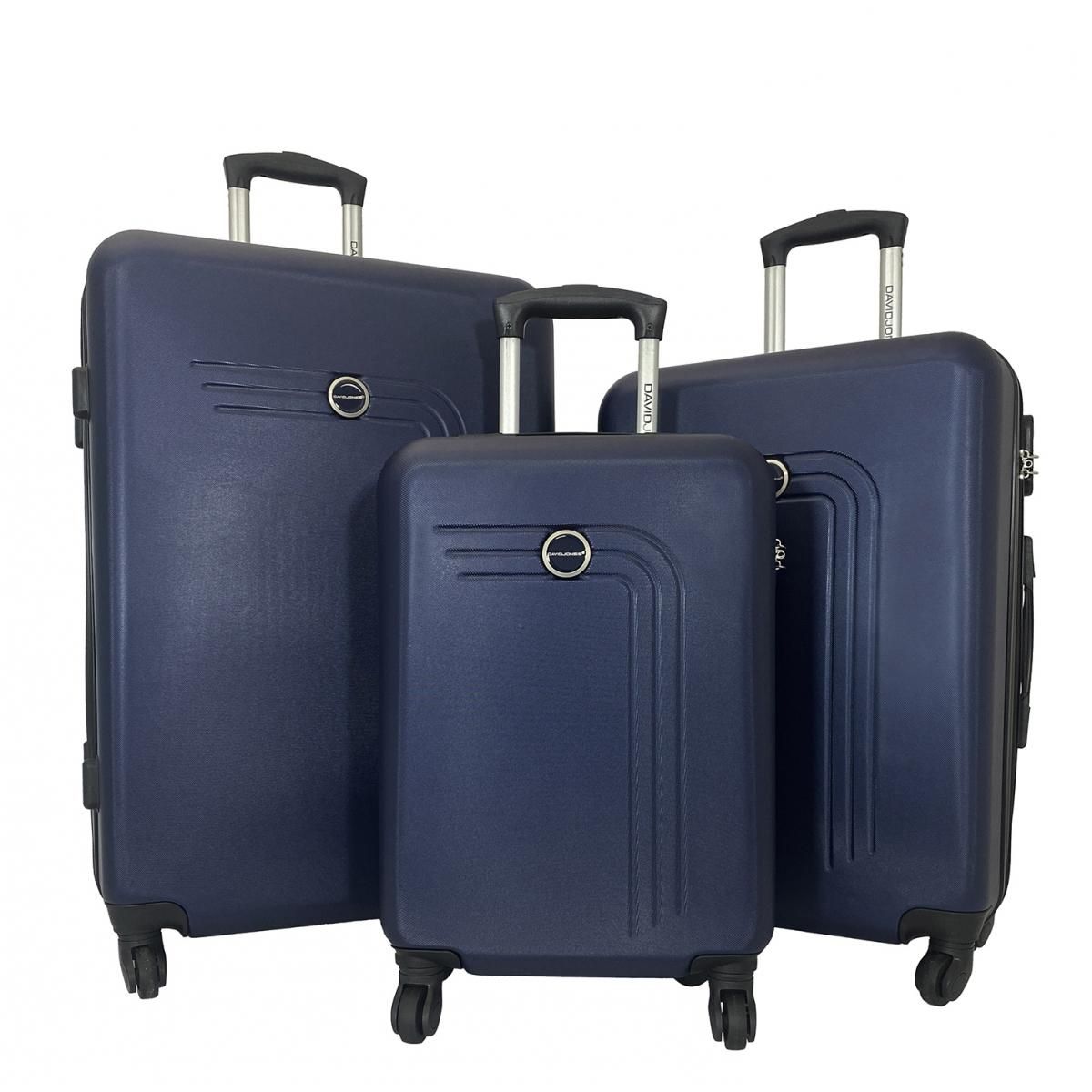 David Jones Lot 3 valises rigides dont 1 valise cabine