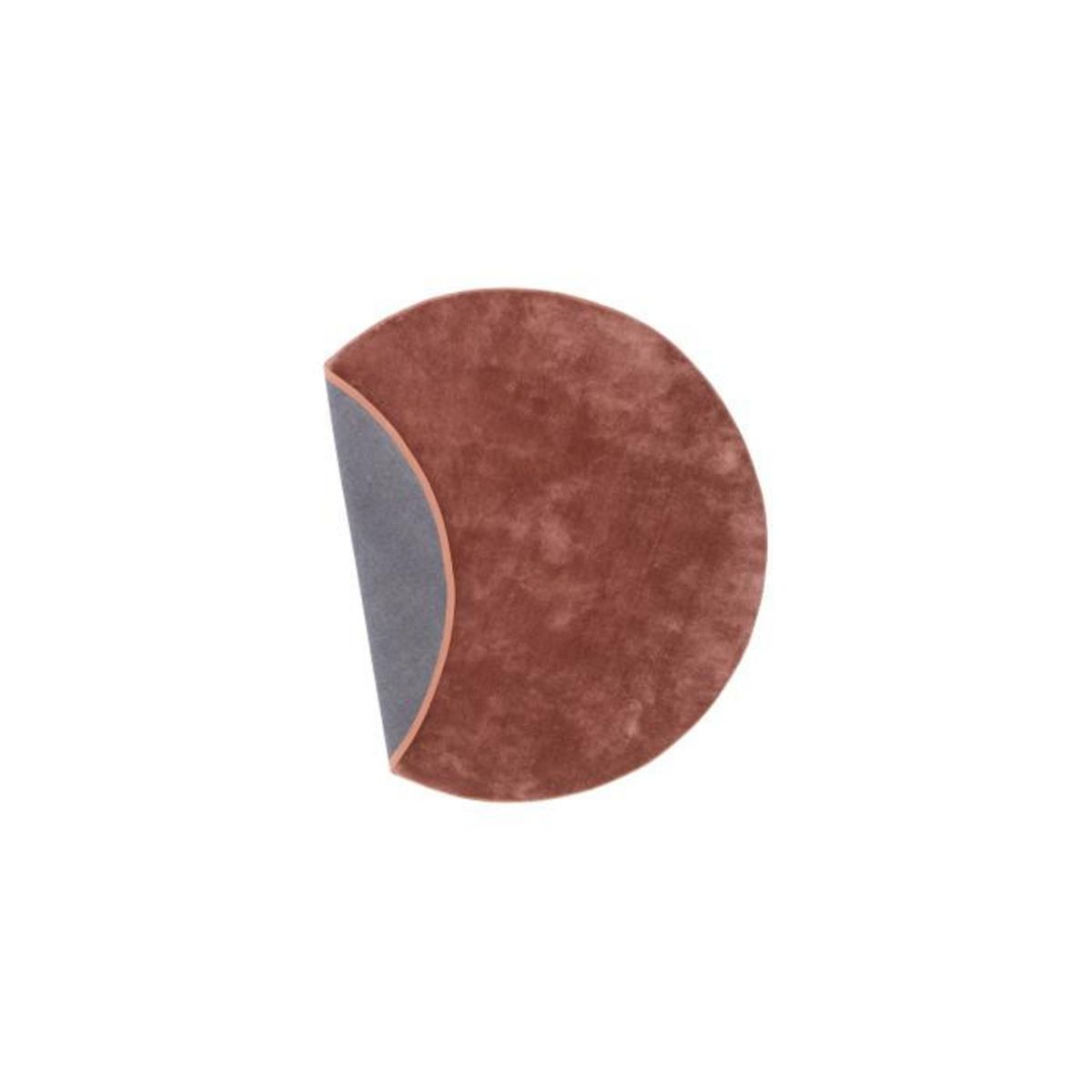 Paris Prix Tapis Déco Rond  Undra  200cm Rose Poudré