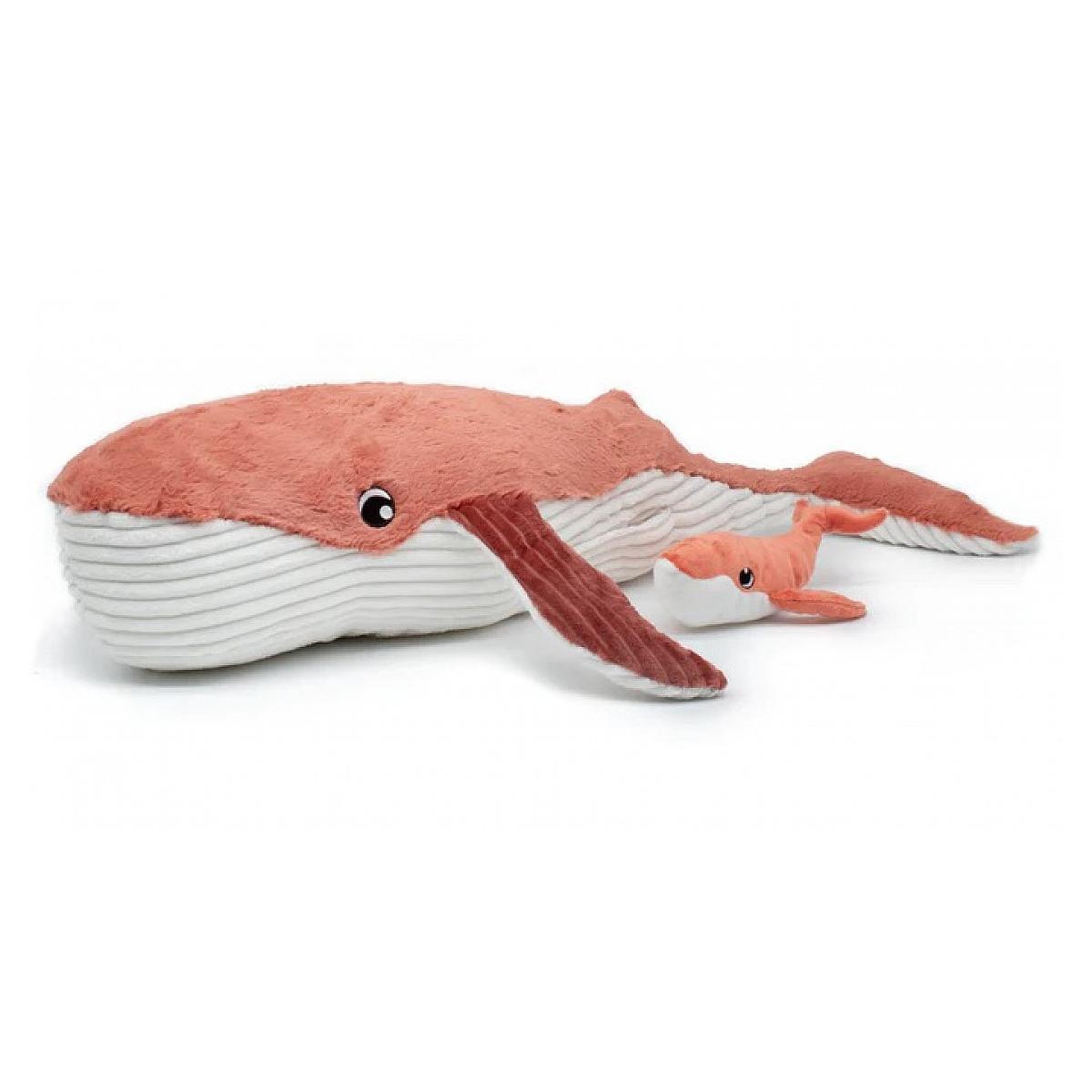 Globe Trotoys ptipotos baleine maman et bebe terraccotta