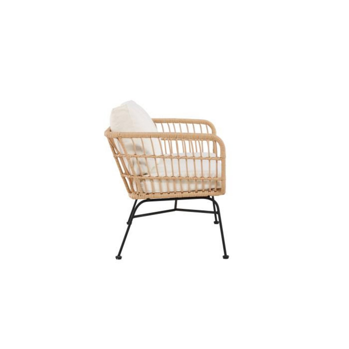 Paris Prix Canapé de Jardin 2 Places  Isola  140cm Naturel