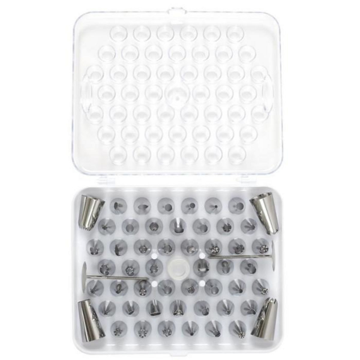 Paris Prix Lot de 50 Douilles & Accessoires  Cuisine  22cm Argent