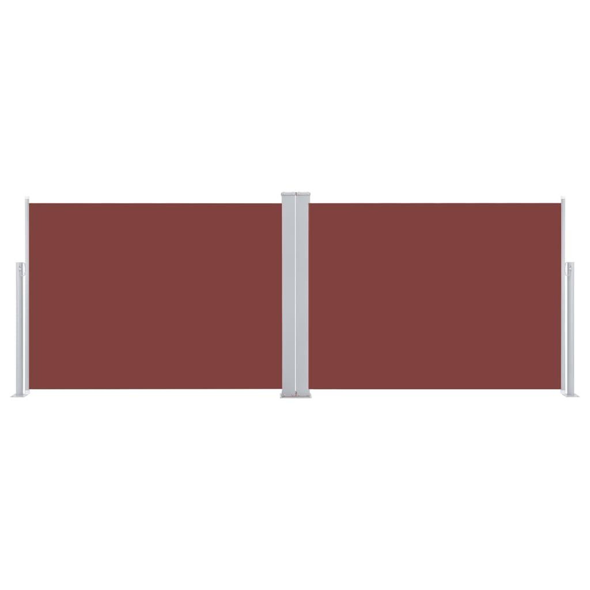 Voir la diapositive 4 : VIDAXL Auvent lateral retractable marron 100 x 1000 cm
