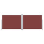 Voir la diapositive 4 : VIDAXL Auvent lateral retractable Marron 100 x 1000 cm