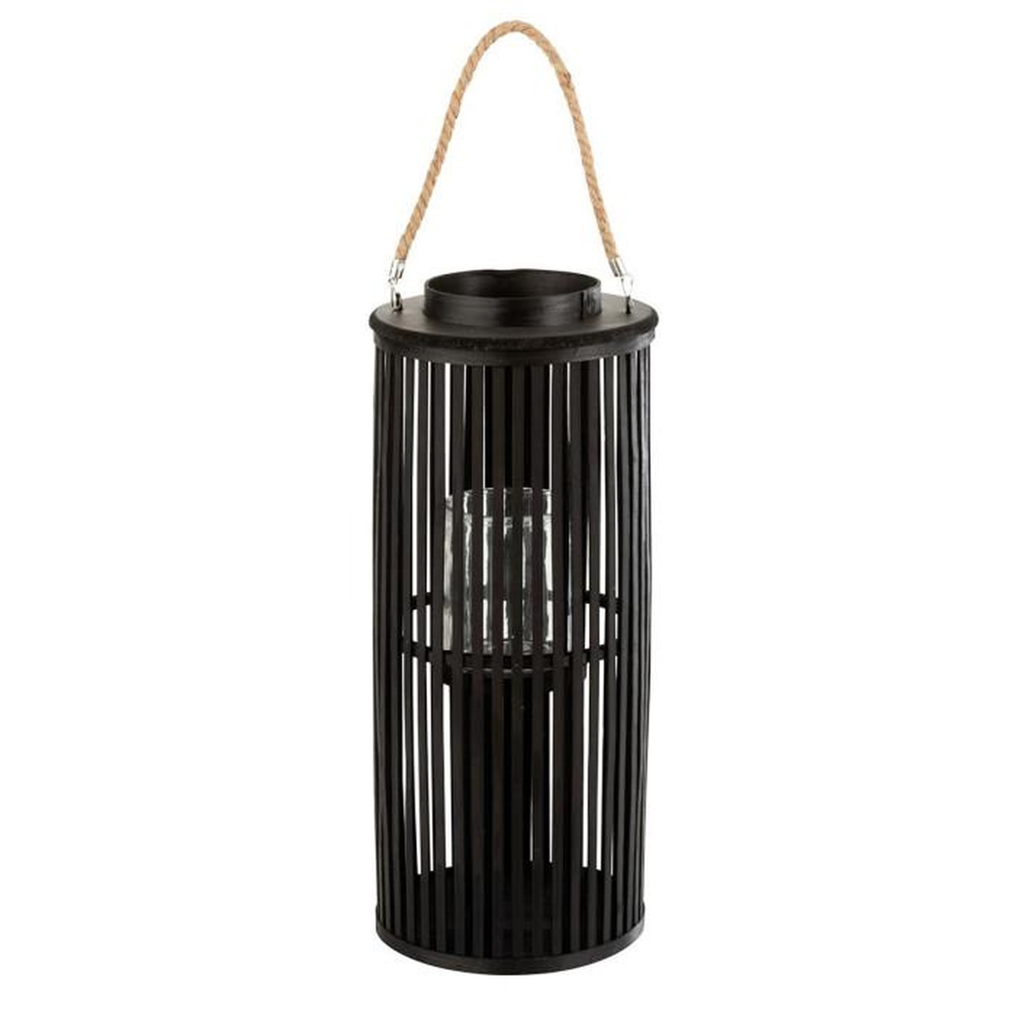 Voir la diapositive 1 : Paris Prix Lanterne Déco en Bambou  Tube  60cm Noir