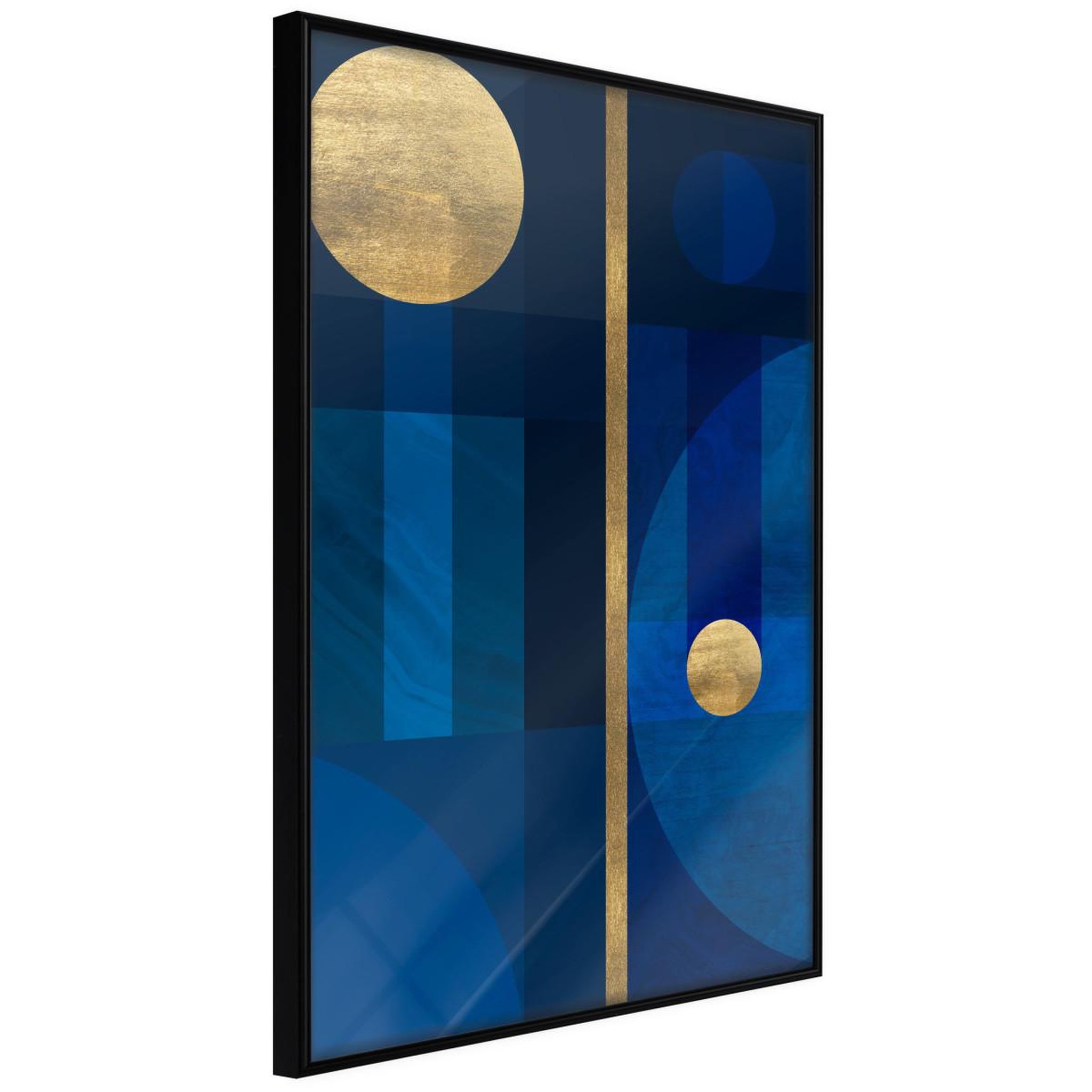 Paris Prix Affiche murale encadrée  two moons. Coloris disponibles : Jaune, Noir