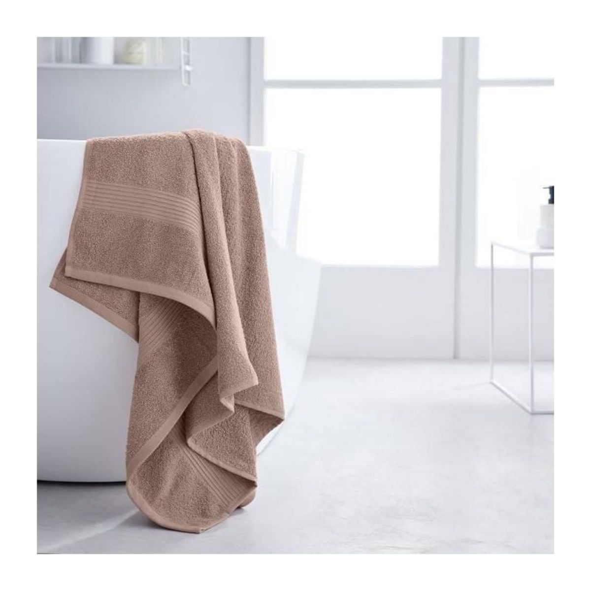 Today Maxi Drap de Bain TODAY 90x150 cm 100% Coton - Rose des sables