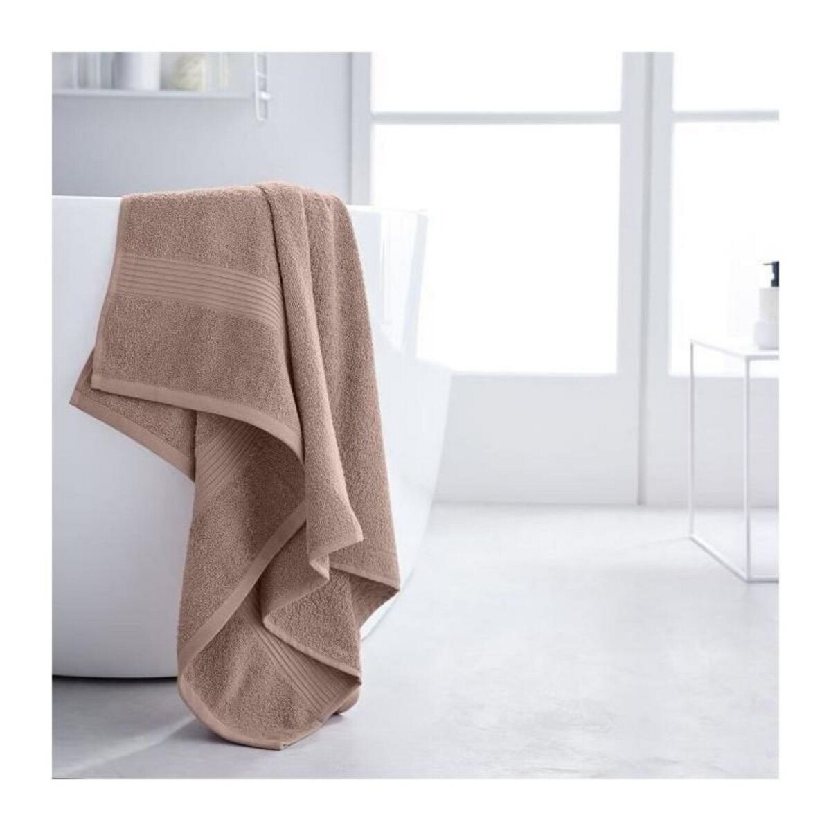 Today Maxi Drap de Bain TODAY 90x150 cm 100% Coton - Rose des sables