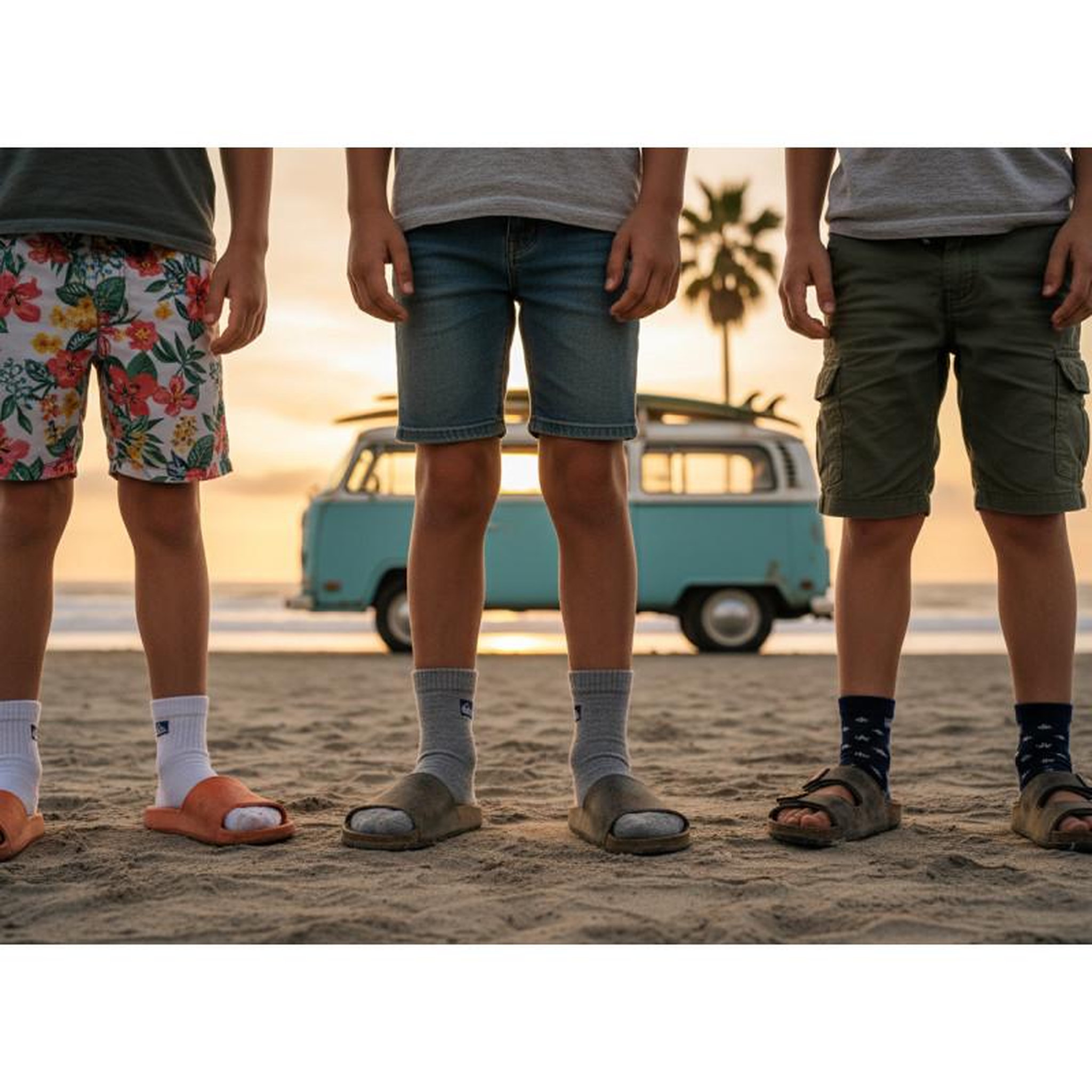 Voir la diapositive 3 : QUIKSILVER Quiksilver Pack de Chaussettes Enfant QUARTER – Lot 6 Paires Sport