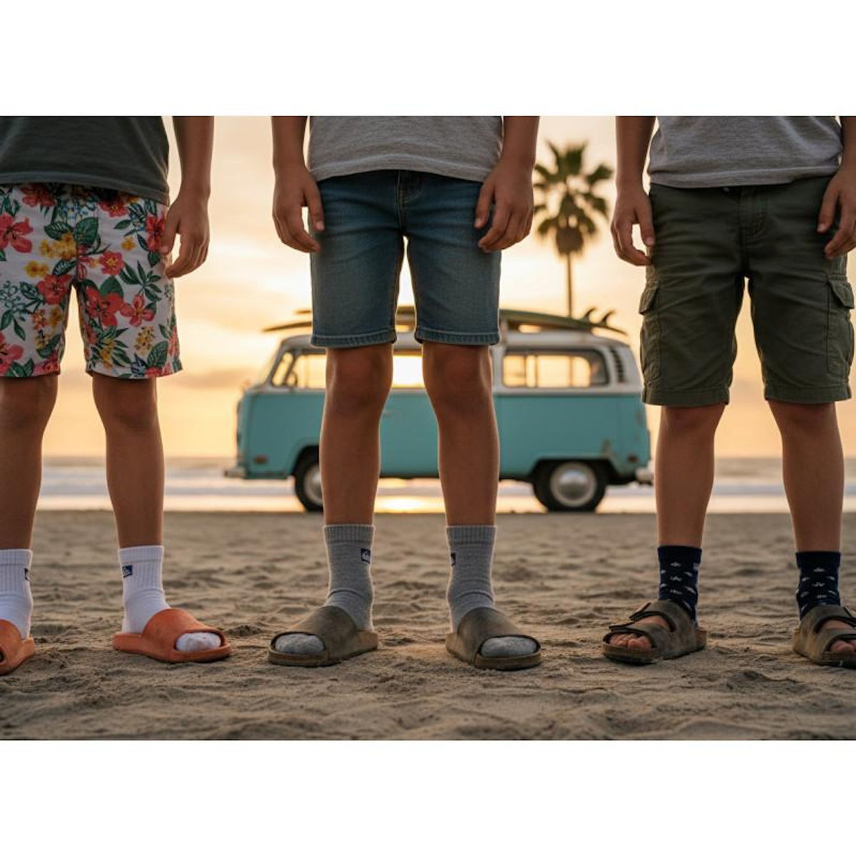 QUIKSILVER Quiksilver Pack de Chaussettes Enfant QUARTER – Lot 6 Paires Sport