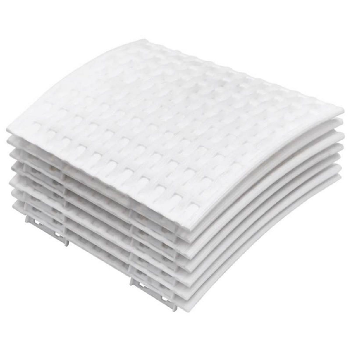 VIDAXL Jupe de sapin de Noël blanc Ø56x23 cm plastique