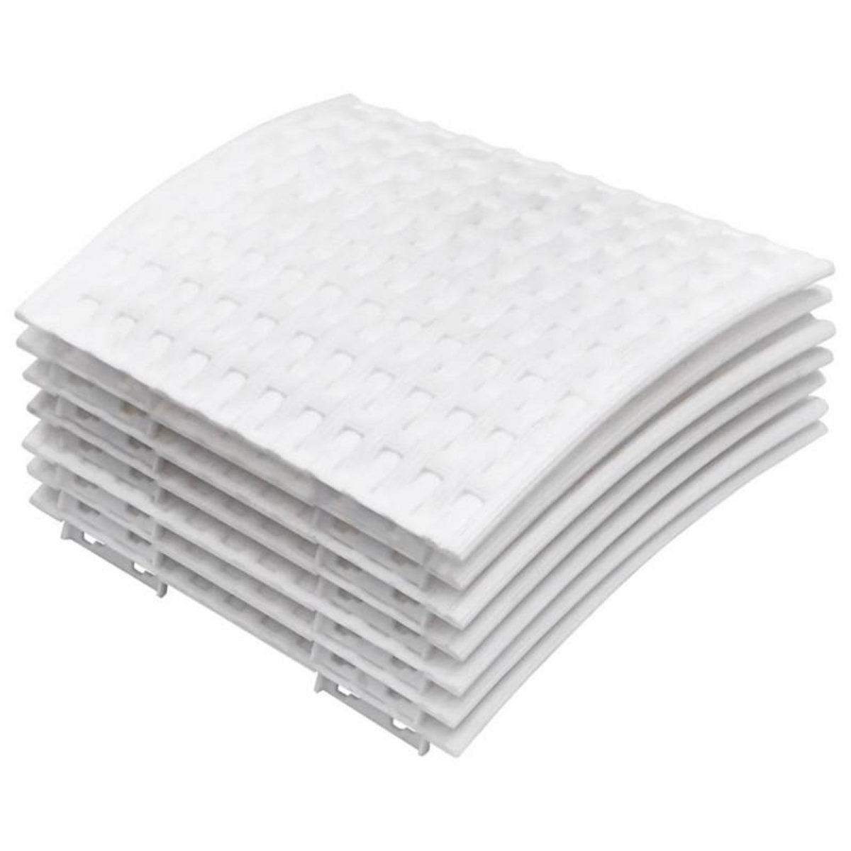 VIDAXL Jupe de sapin de Noël blanc Ø56x23 cm plastique