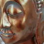 ATMOSPHERA Statue tête de Bouddha - H. 113 cm - Cuivre