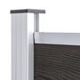 Voir la diapositive 5 : VIDAXL Panneau de cloture WPC 180x146 cm Gris