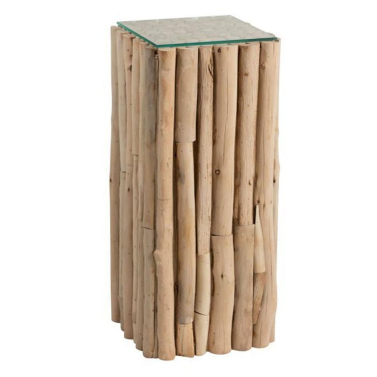 Paris Prix Table d'Appoint Design en Bois  Clao  75cm Naturel