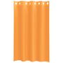 Voir la diapositive 4 : VIDAXL Rideaux en voile avec œillets 2 pcs orange 140x175 cm