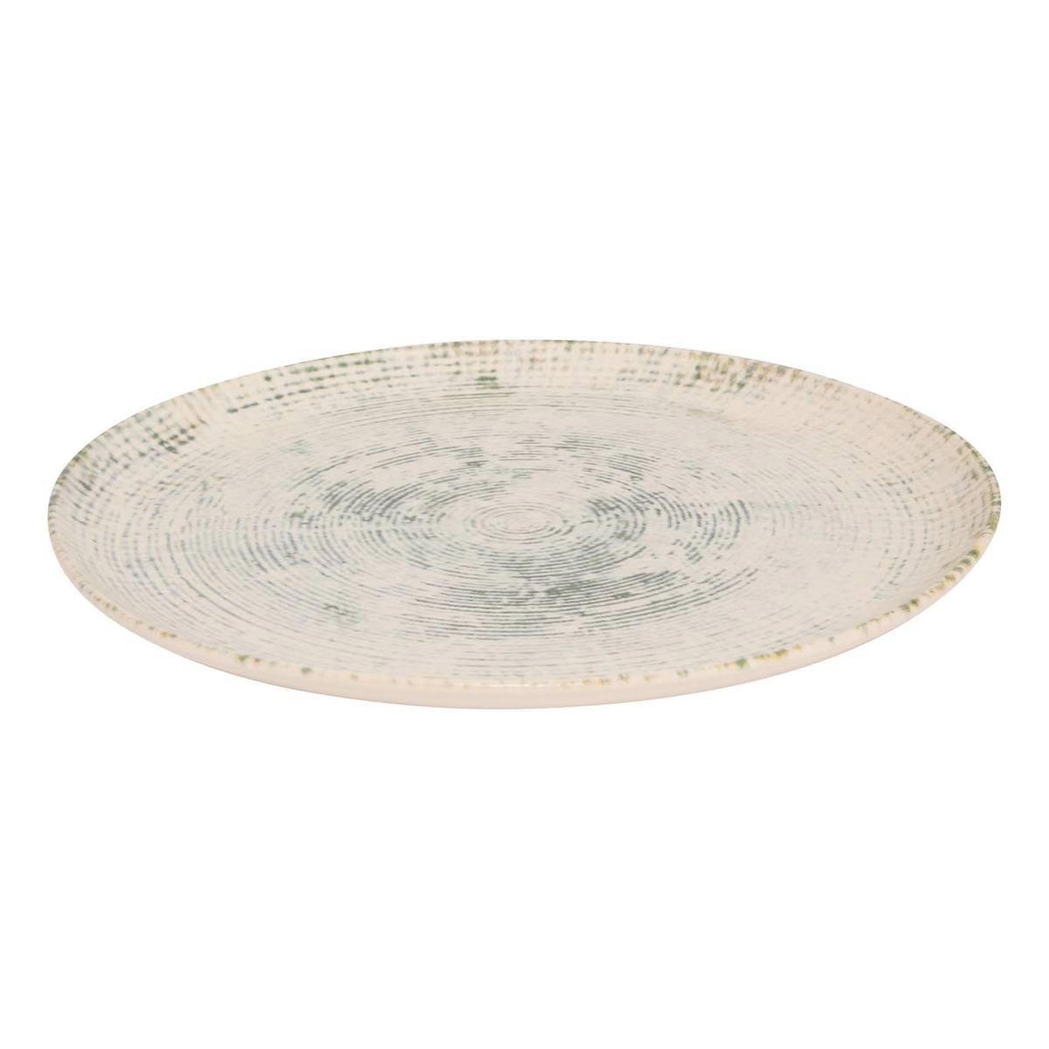 Voir la diapositive 2 : SECRET DE GOURMET Lot de 6 assiettes plates  ariane  26cm vert