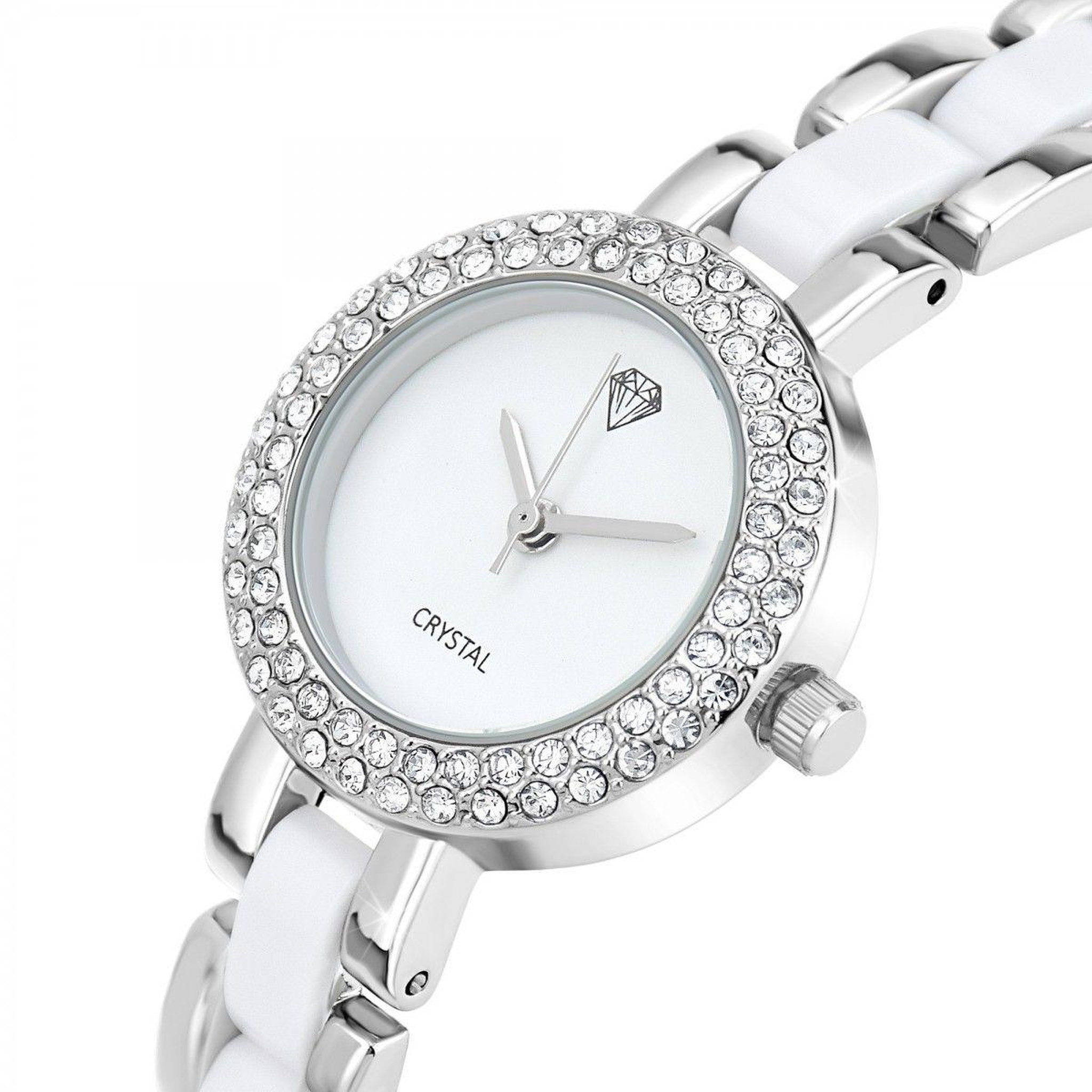 Voir la diapositive 3 : SC CRYSTAL Montre Cassandra élégante ornée de Cristaux scintillants