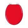 Galedo Abattant WC - en MDF avec charnières en métal réglables - WHISY RED