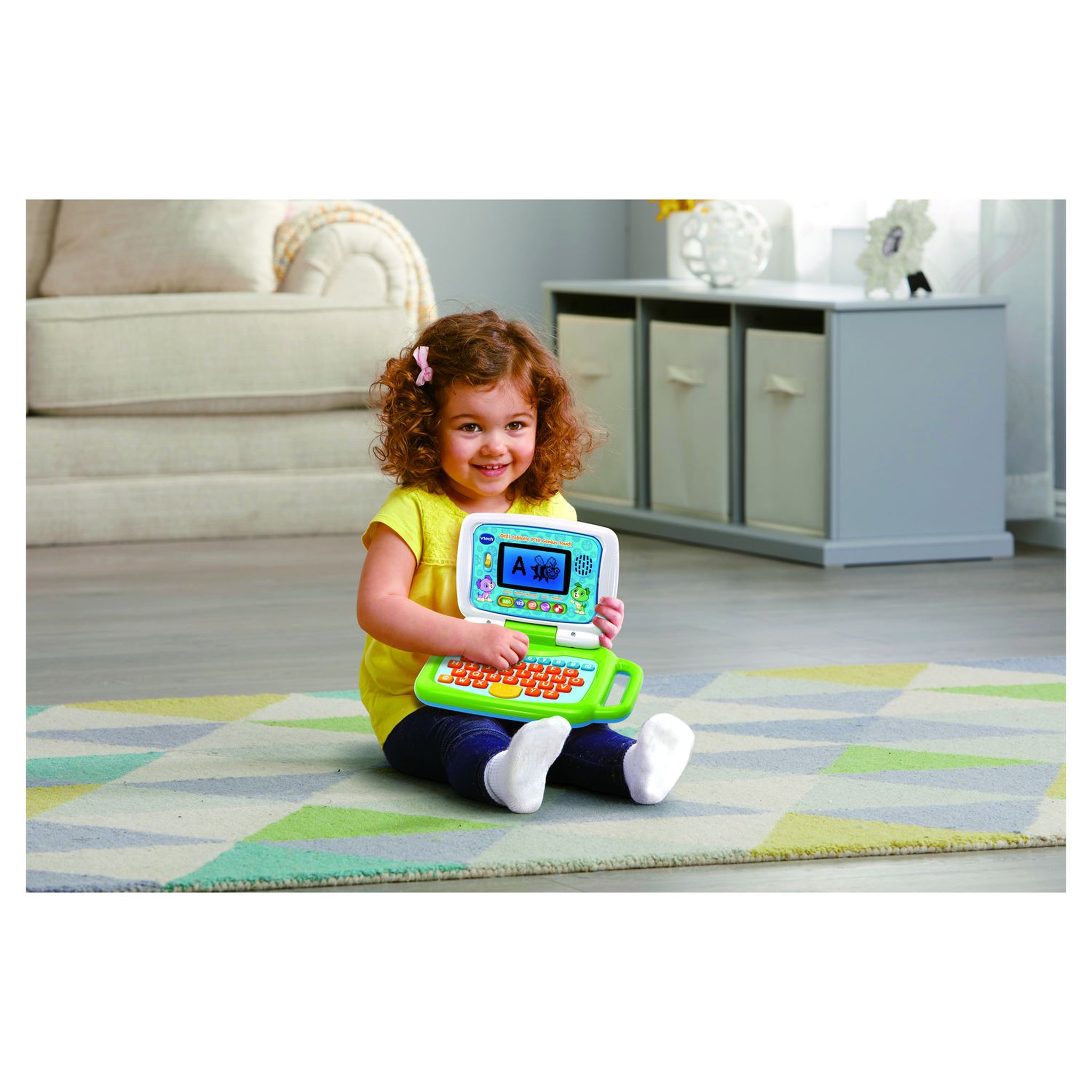Voir la diapositive 3 : VTECH Ordi tablette P'tit Genius Touch vert