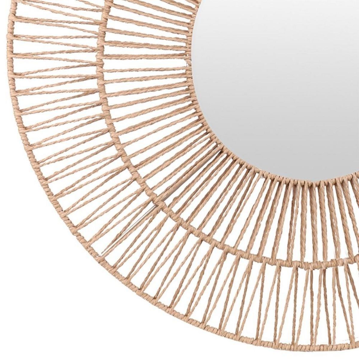 FORNORD Miroir rond en corde D50