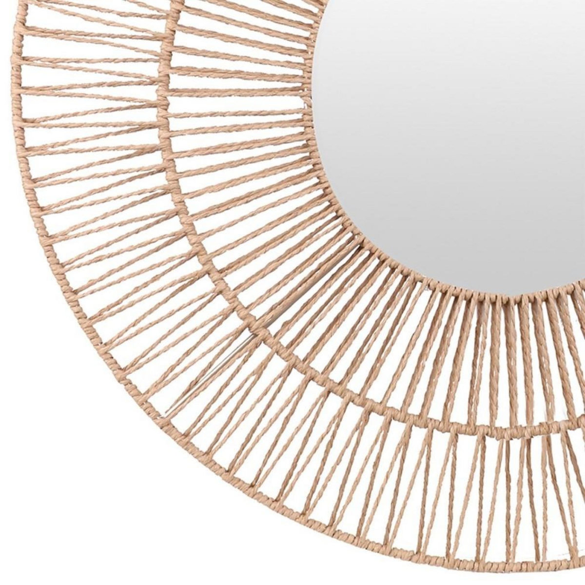 FORNORD Miroir rond en corde D50