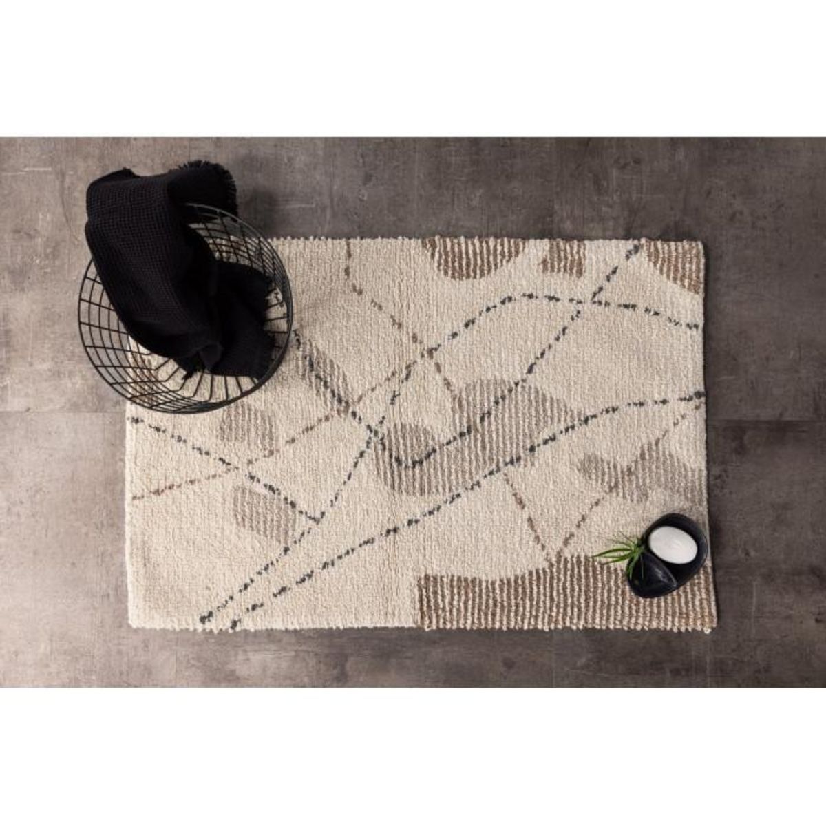 Paris Prix Tapis de Salle de Bain  Paul  60x90cm Multicolore