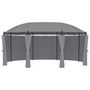 Voir la diapositive 2 : VIDAXL Tonnelle avec rideaux 520x349x255 cm Anthracite