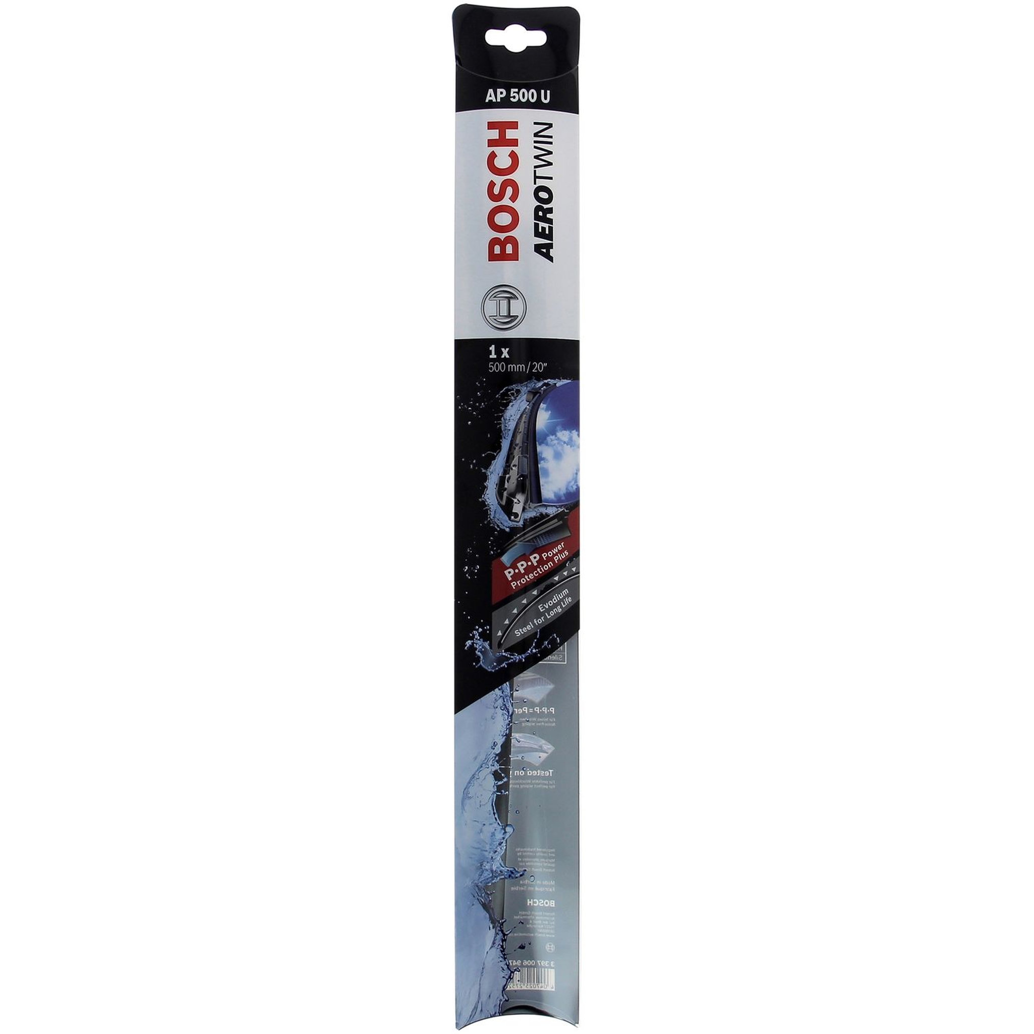 Voir la diapositive 2 : BOSCH Balai d'essuie-glace BOSCH AEROTWINAP500U