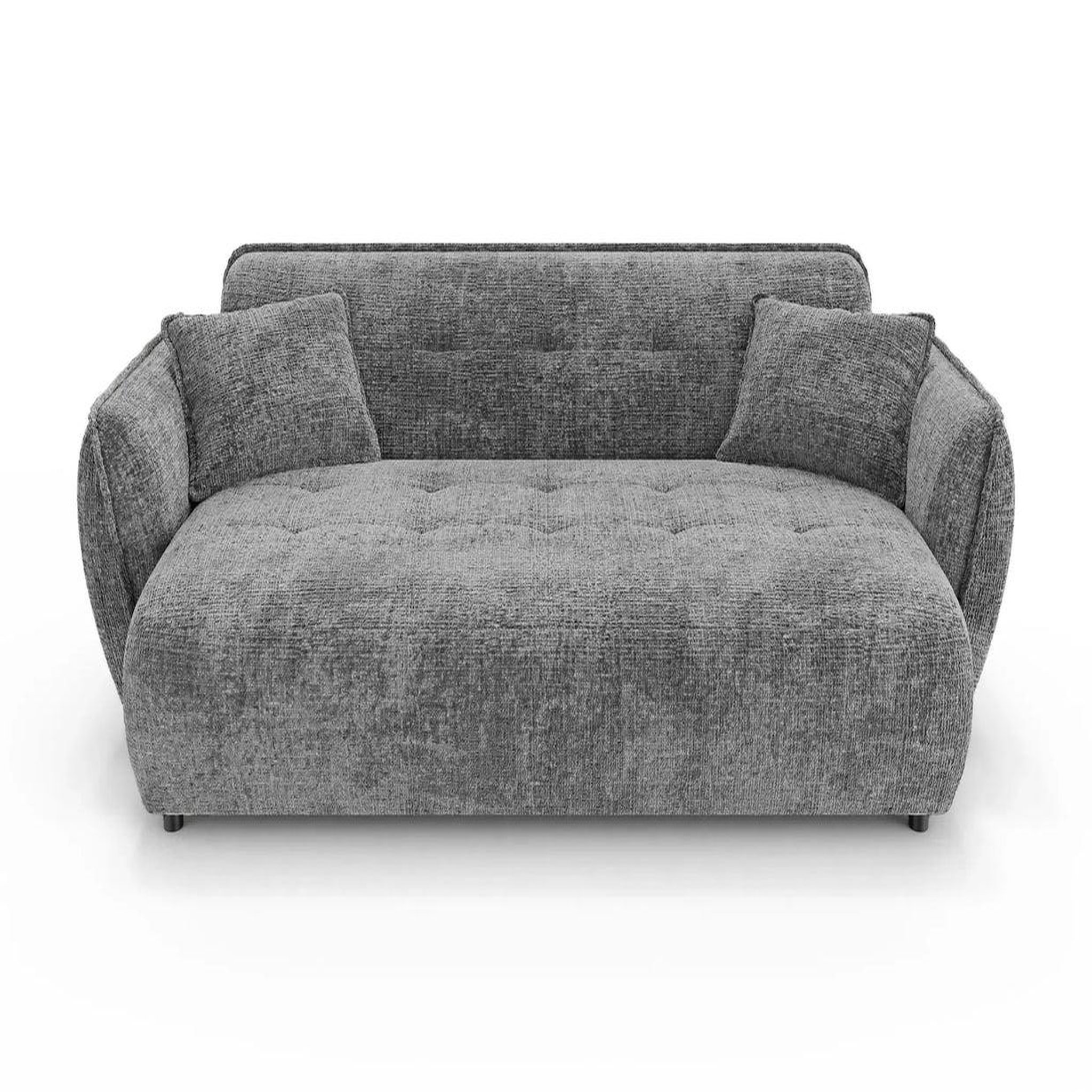 Voir la diapositive 1 : CASANOVA PARIS Mona - canapé droit tissu chenille 3 places