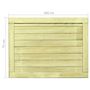 Voir la diapositive 6 : VIDAXL Portail de jardin Bois de pin impregne 75x100 cm