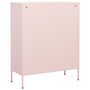 Voir la diapositive 4 : VIDAXL Armoire de rangement Rose 80x35x101,5 cm Acier