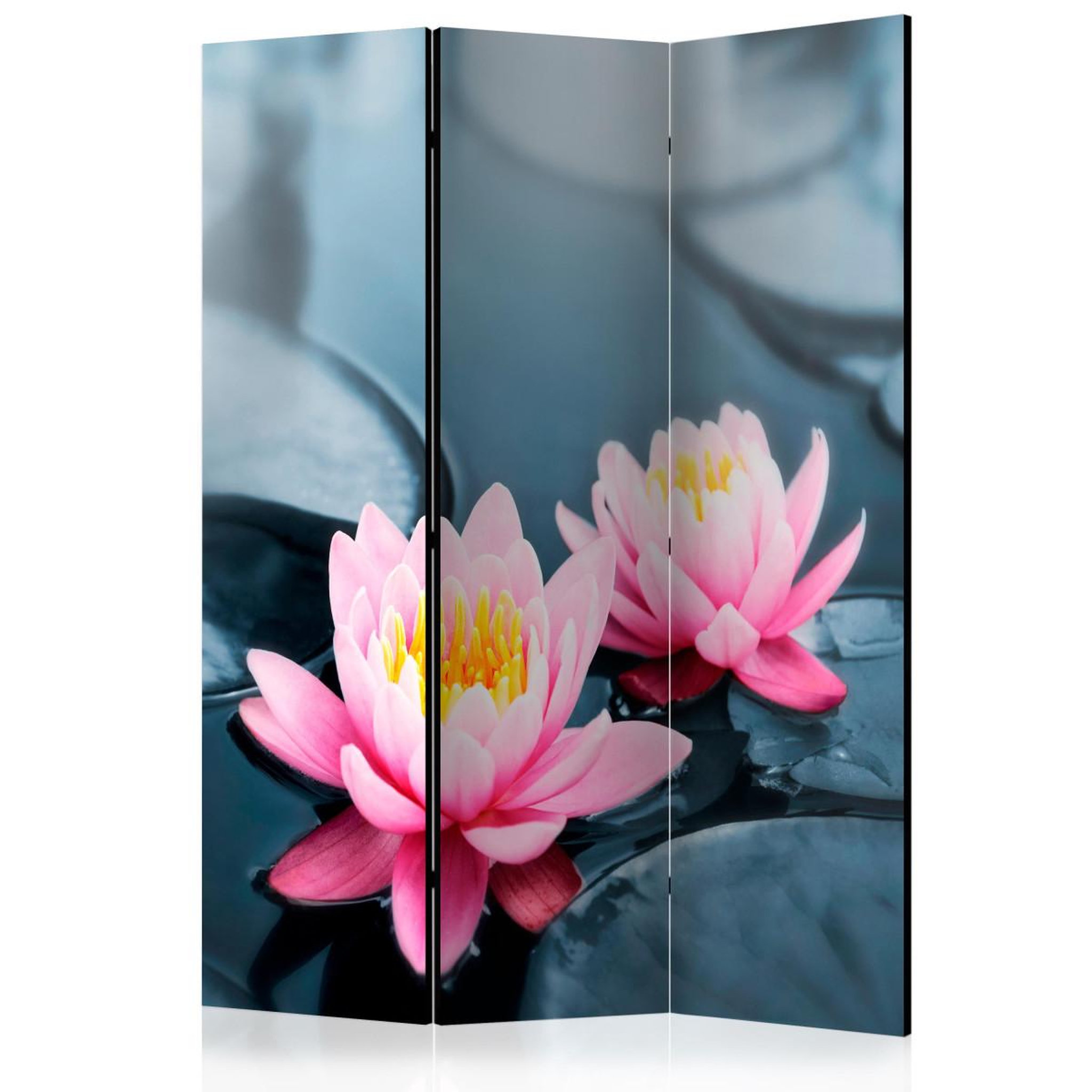 Paris Prix Paravent 3 volets  lotus blossoms  135x172cm