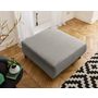Voir la diapositive 4 : BEST MOBILIER Cristal - pouf modulable - 95 cm - en velours côtelé
