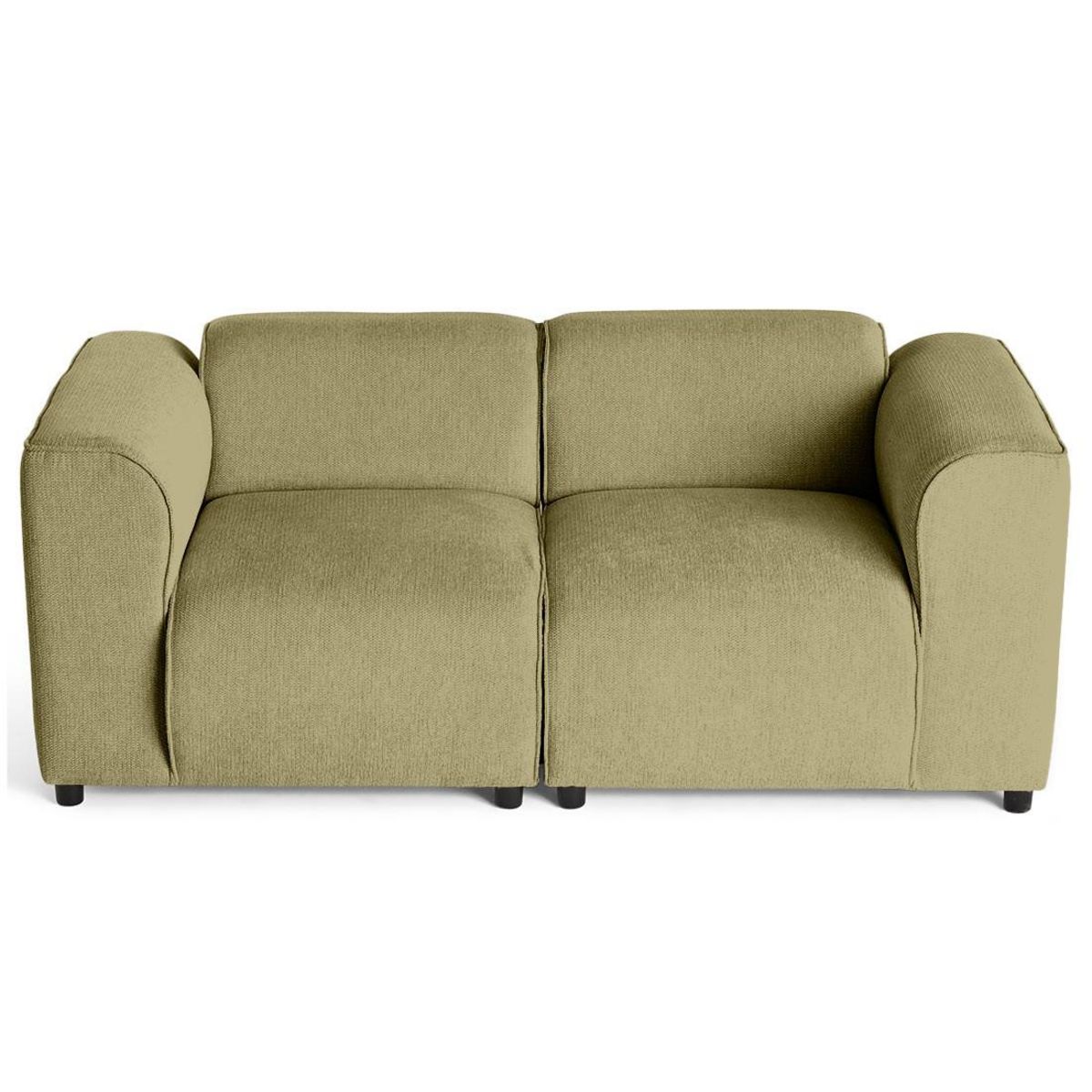 LISA DESIGN Suaro - canapé modulable 2 places en tissu texturé