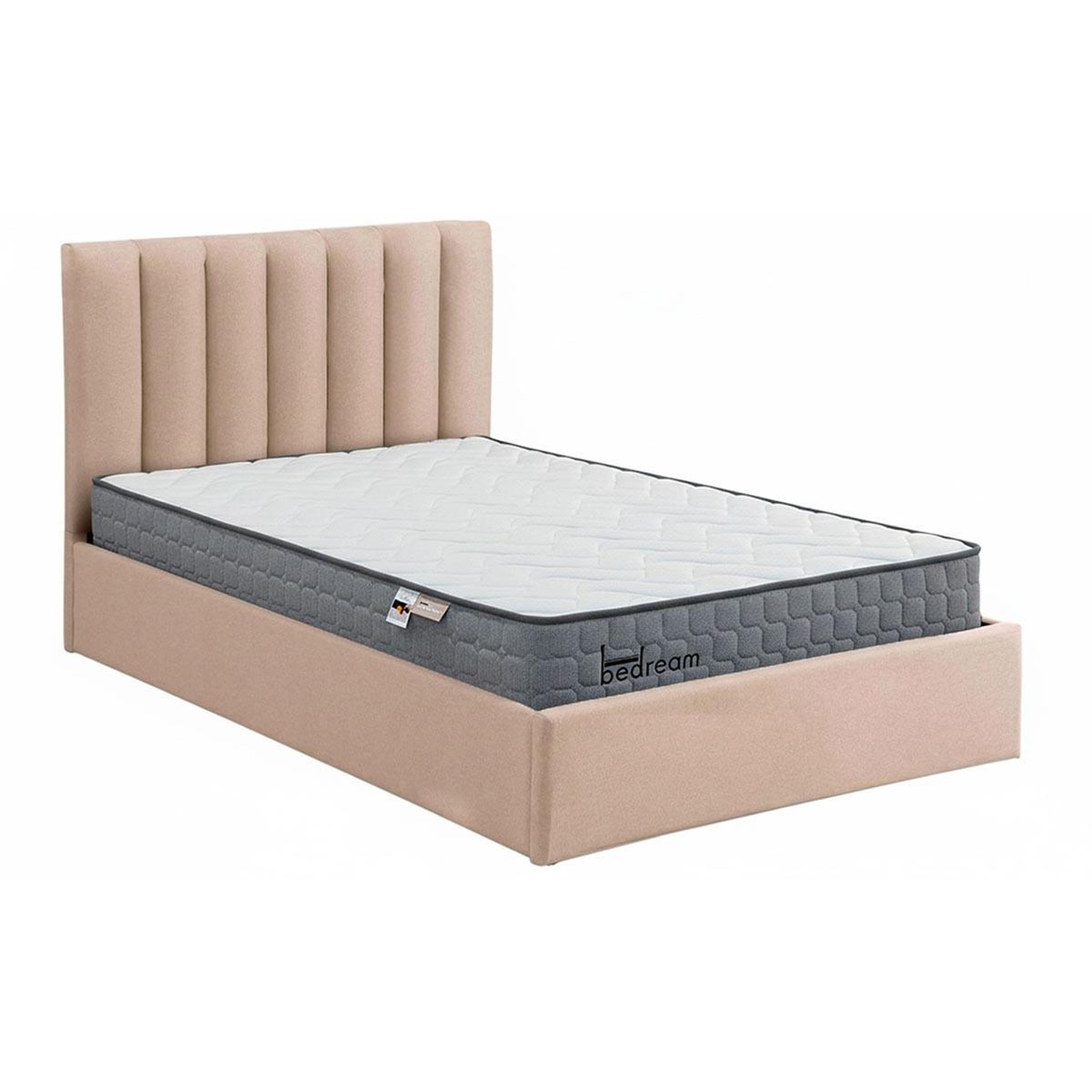 Paris Prix Pack lit coffre & matelas  dream & goodream  140x190cm beige