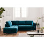 Voir la diapositive 2 : LISA DESIGN Anna - canapé d'angle gauche - 5 places - convertible - en velours