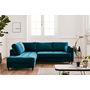 Voir la diapositive 2 : LISA DESIGN Anna - canapé d'angle gauche - 5 places - convertible - en velours