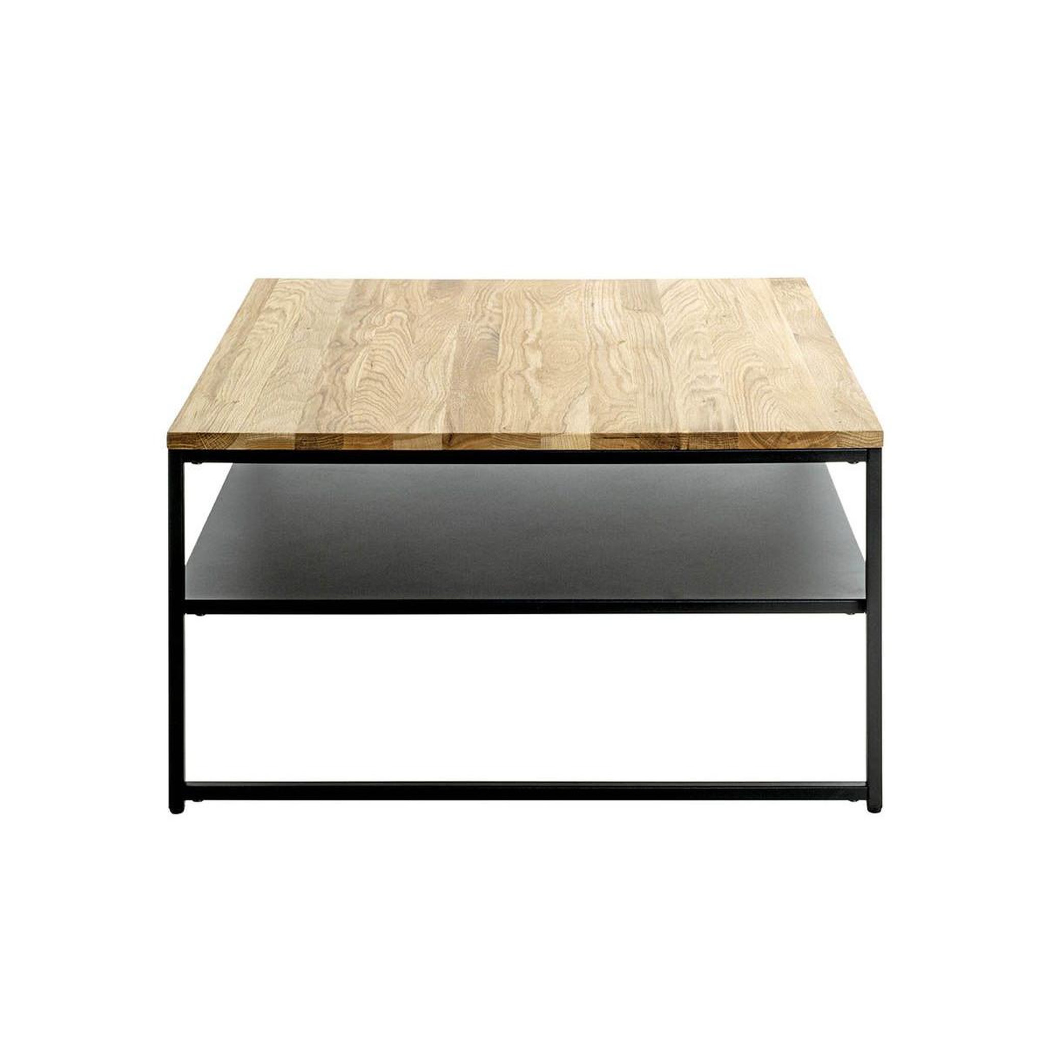Voir la diapositive 2 : Paris Prix Table basse design  pika  70cm chêne & noir