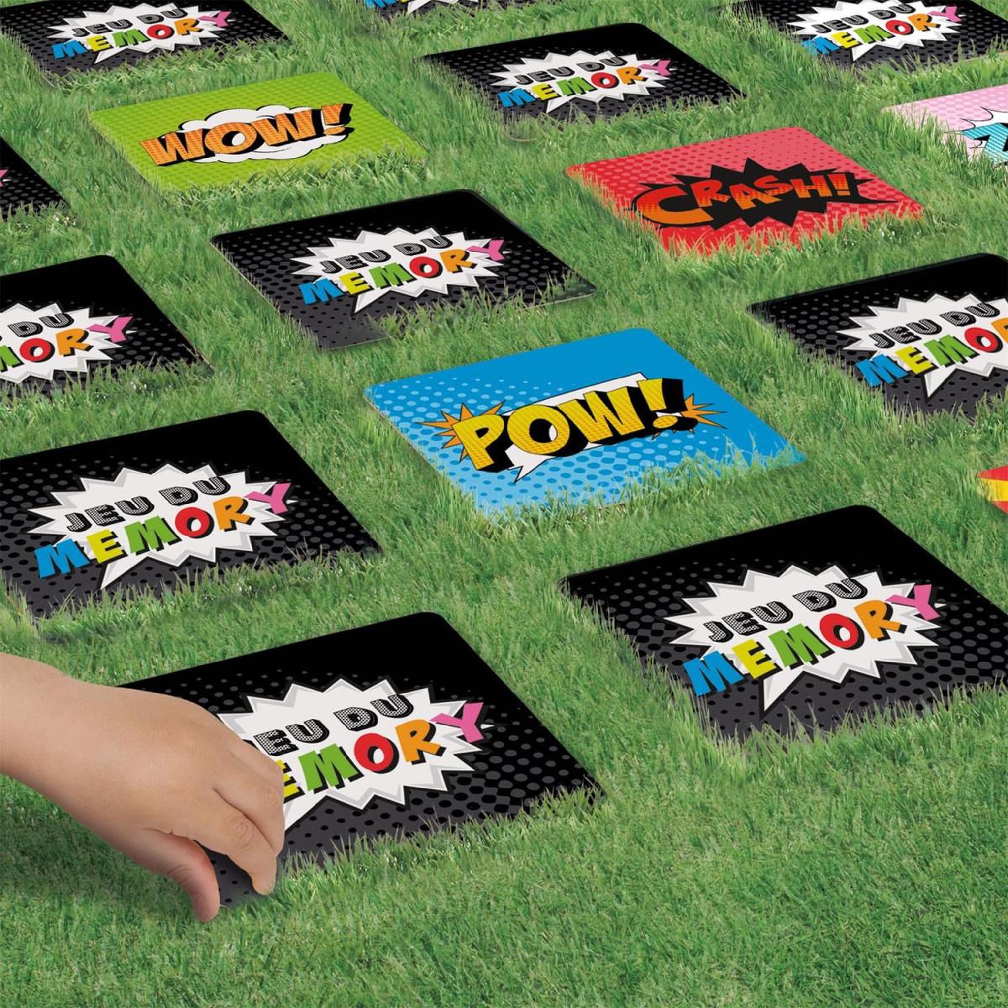 Voir la diapositive 4 : MISTER GADGET Jeu du memory géant  30 cartes  20cm multicolore