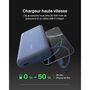 Voir la diapositive 5 : Belkin Batterie externe 20000 mAh avec cable USB-C intégre bleu