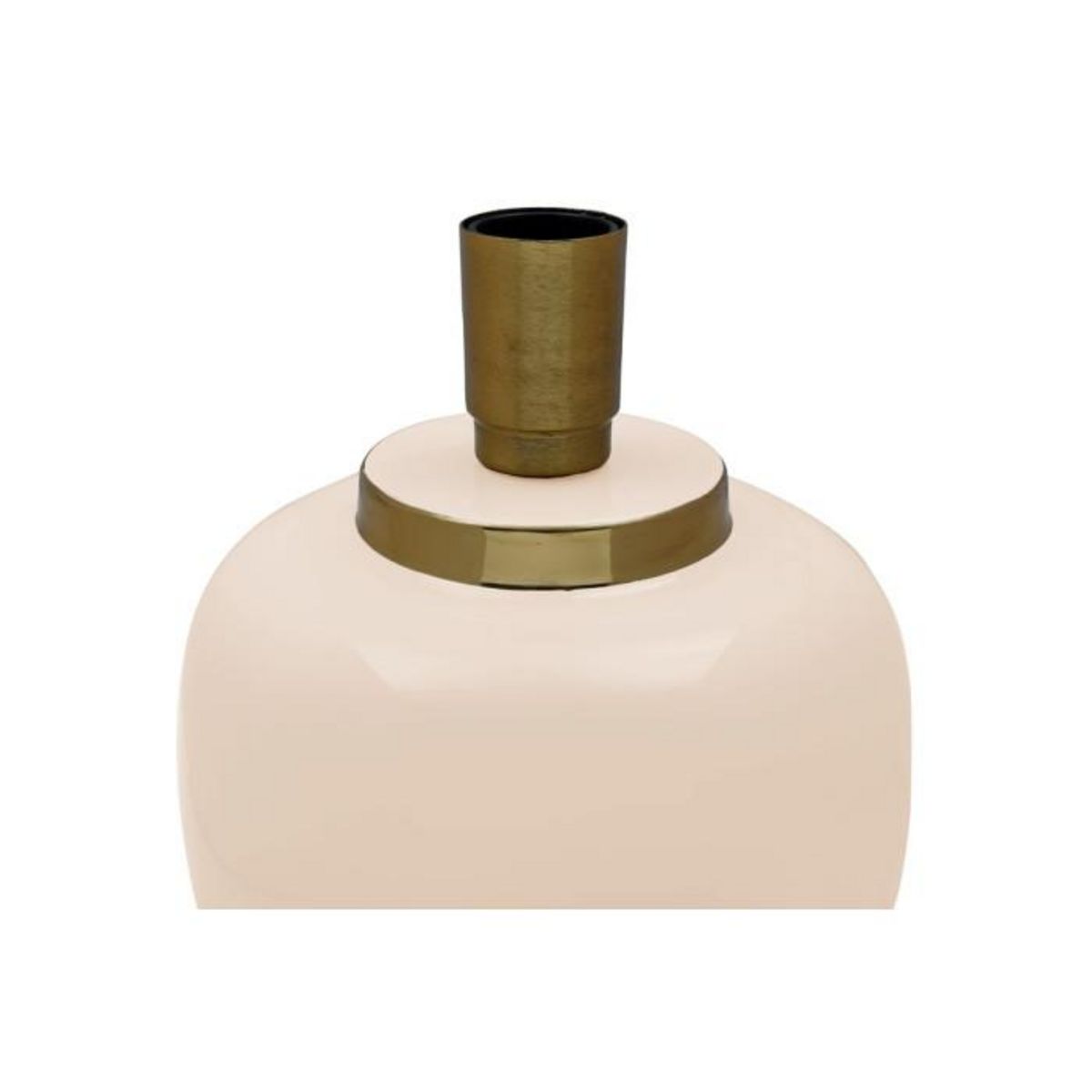 Paris Prix Lampe à Poser Design  Sculpa  25cm Rose Poudré & Or