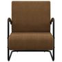 Voir la diapositive 2 : VIDAXL Fauteuil marron tissu