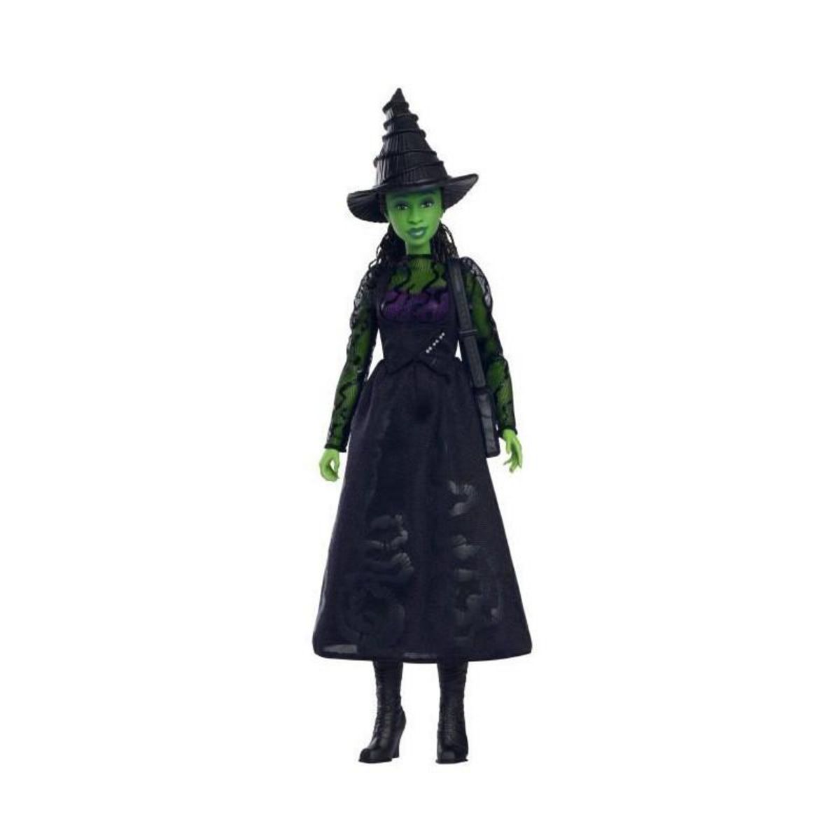 MATTEL Mattel-Wicked-Poupée Elphaba avec accessoires et habillages amovibles - Wicked - HXT62